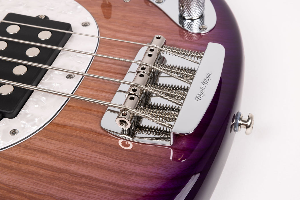 Ernie Ball Music Man StingRay Special HH Bass Guitar - Purple Sunset