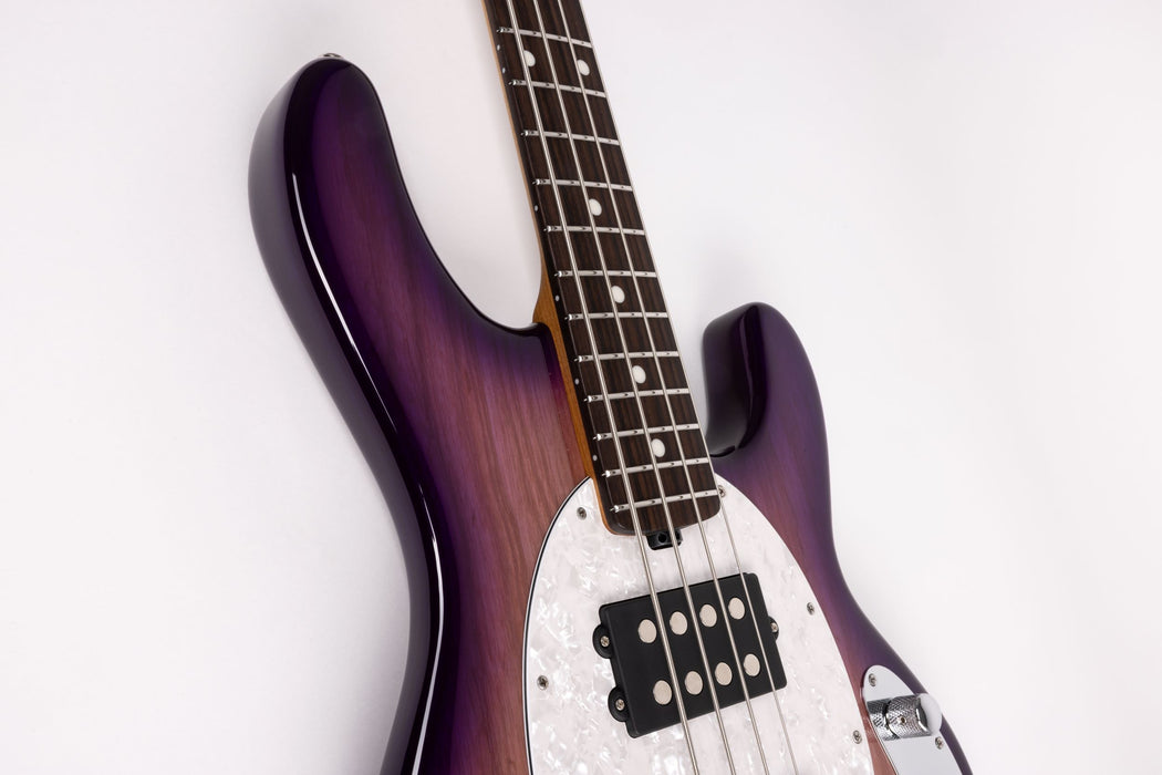 Ernie Ball Music Man StingRay Special HH Bass Guitar - Purple Sunset