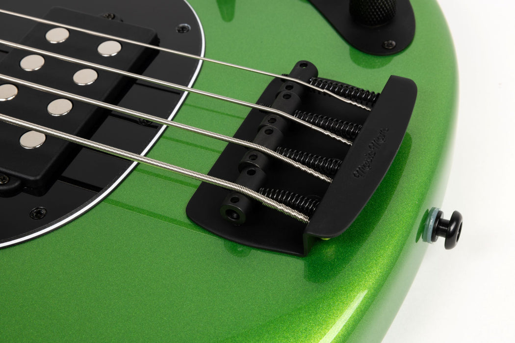 Ernie Ball Music Man StingRay Special HH Bass Guitar - Kiwi Green