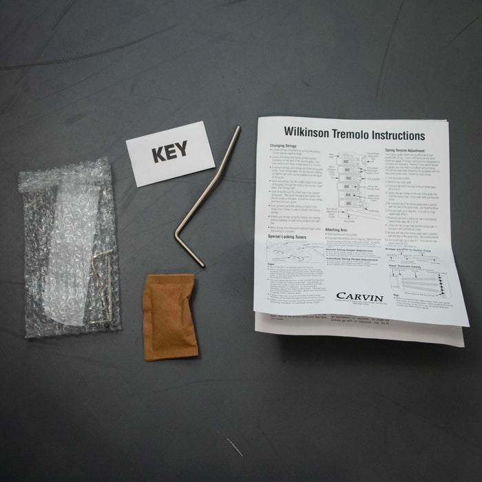 Carvin Bolt Tremolo HSS Electric Guitar w/Case - Black - Preowned