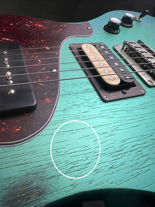 PJD Guitars St John Standad w/Bag - Jade Ocean Metallic w/ Spray Over - Preowned