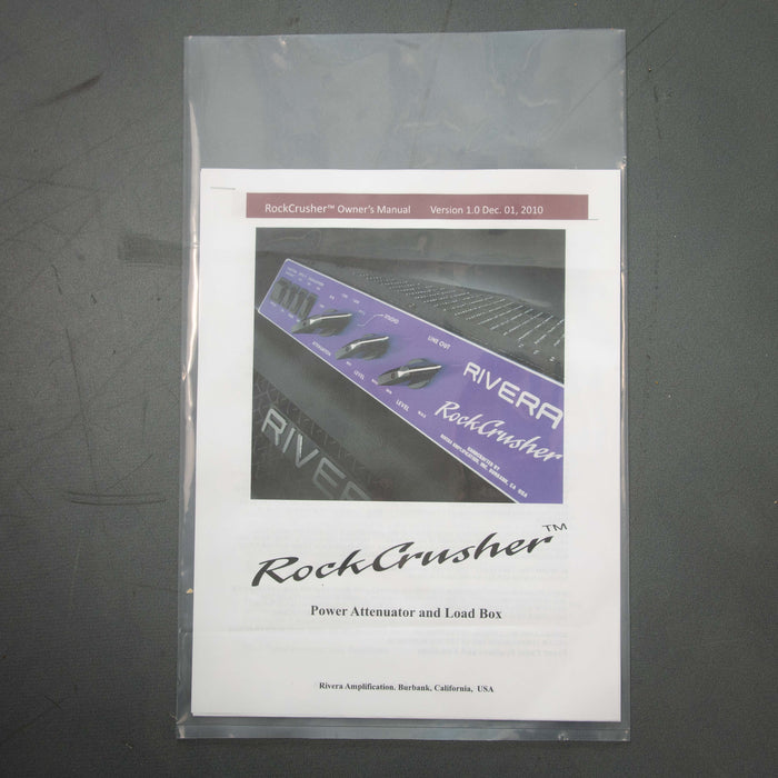 Rivera RockCrusher Power Attenuator and Load Box - Preowned