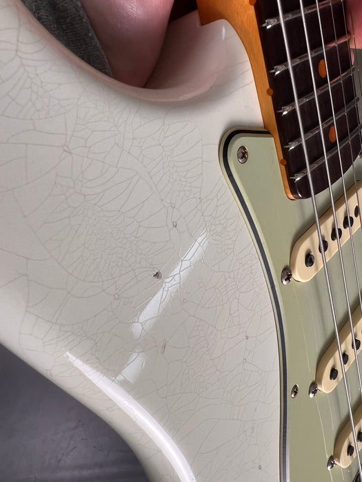 Fender Custom Shop 2023 1964 Stratocaster Journeyman Relic w/Case - Aged Olympic White - Preowned