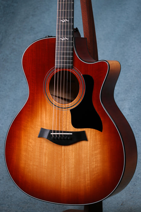 Taylor 424ce-UA WSB LTD Grand Auditorium All-Urban Ash Acoustic Electric Guitar - Western Sunburst - Preowned