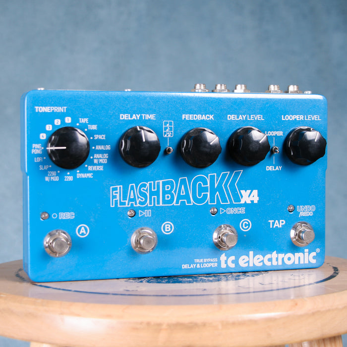 TC Electronic Flashback X4 Delay Looper Effects Pedal w/Box - Preowned