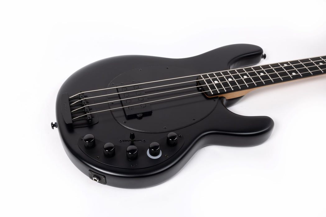 Ernie Ball Music Man DarkRay Bass Guitar - Stealth Black