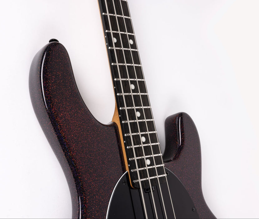 Ernie Ball Music Man DarkRay 4 Bass Guitar - Dark Rainbow