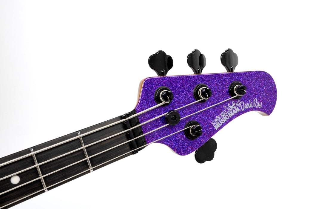 Ernie Ball Music Man DarkRay Bass Guitar - Plasma Purple