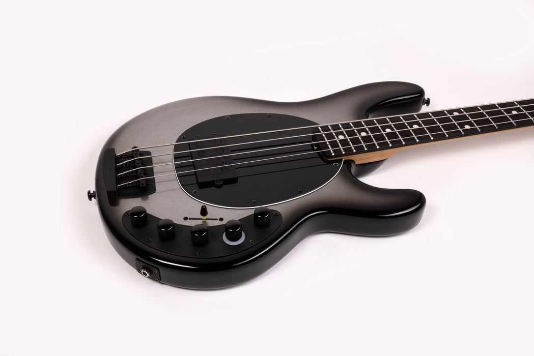 Ernie Ball Music Man DarkRay Bass Guitar - Silverburst