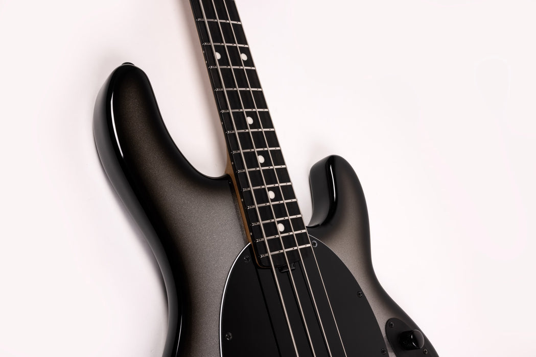 Ernie Ball Music Man DarkRay Bass Guitar - Silverburst