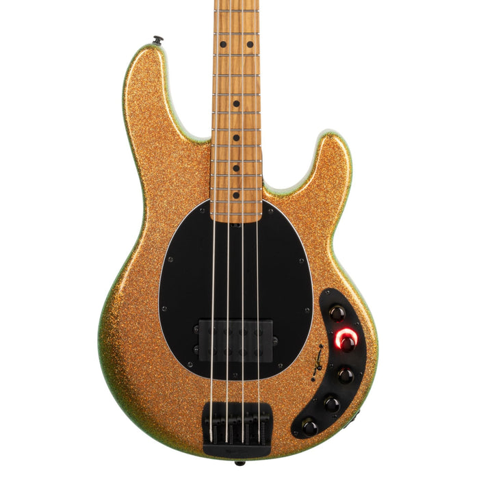 Ernie Ball Music Man DarkRay 4 Bass Guitar - Gold Bar