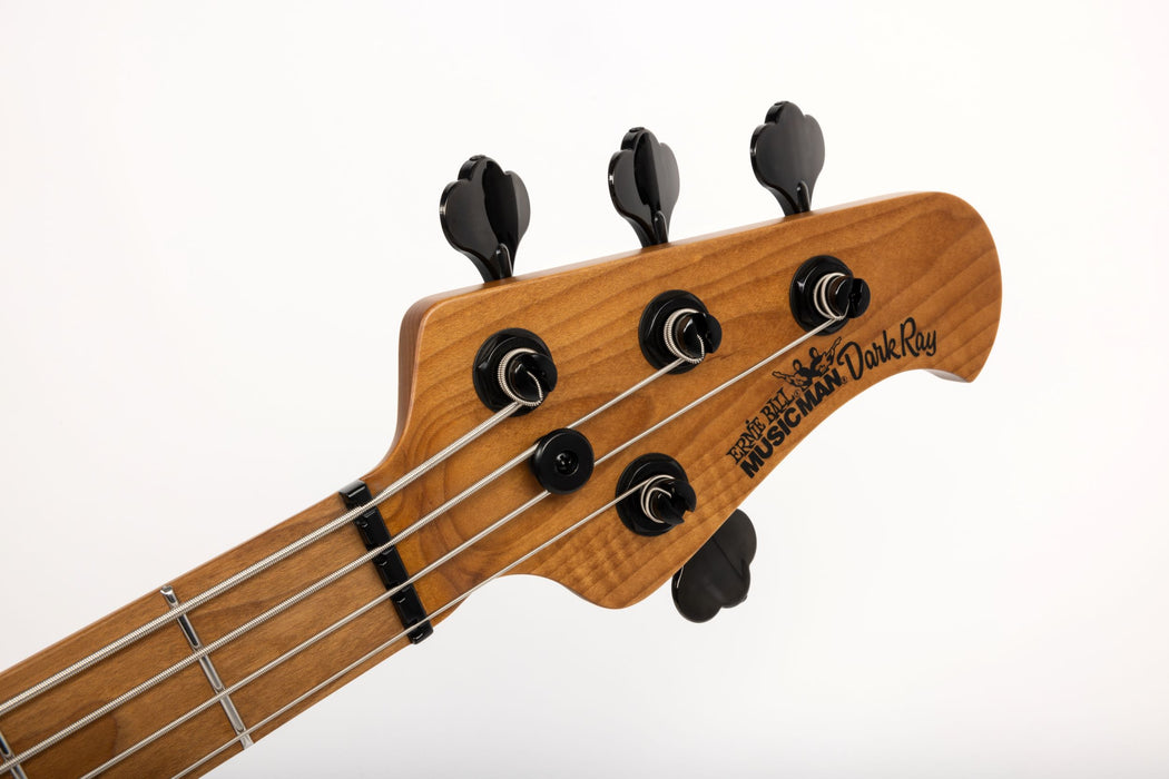 Ernie Ball Music Man DarkRay 4 Bass Guitar - Gold Bar