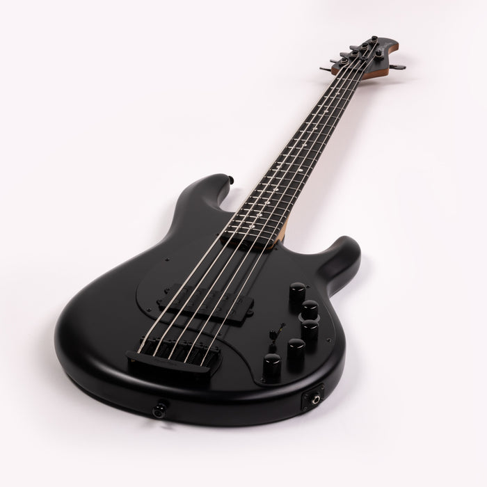 Ernie Ball Music Man DarkRay 5 5-String Bass Guitar - Stealth Black