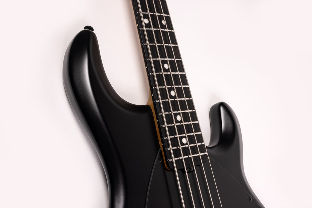 Ernie Ball Music Man DarkRay 5 5-String Bass Guitar - Stealth Black