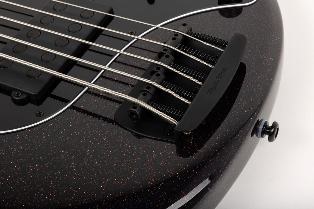 Ernie Ball Music Man DarkRay 5 Bass Guitar - Dark Rainbow