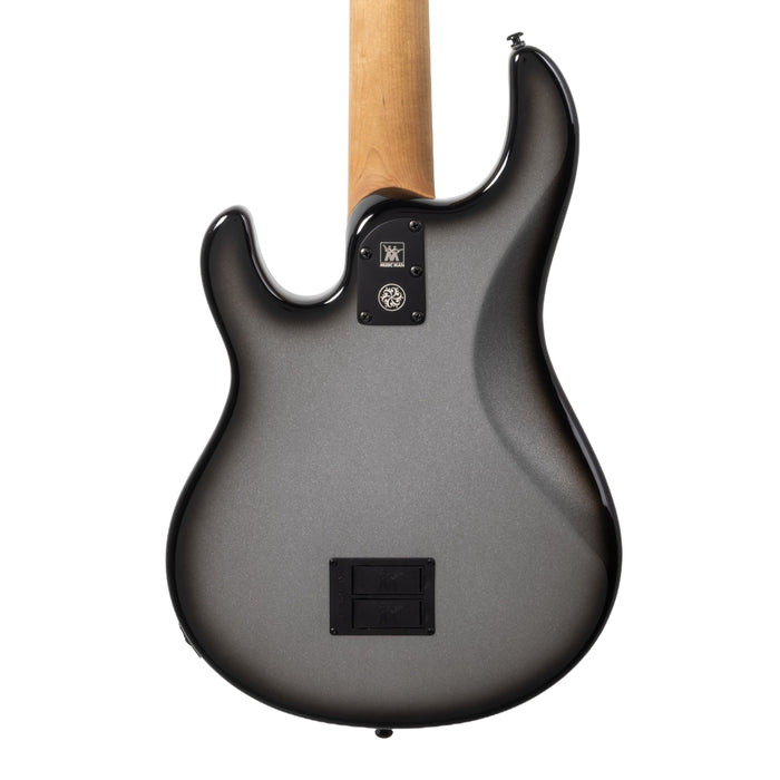 Ernie Ball Music Man DarkRay 5 5-String Bass Guitar - Silverburst