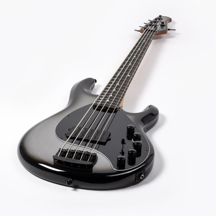 Ernie Ball Music Man DarkRay 5 5-String Bass Guitar - Silverburst