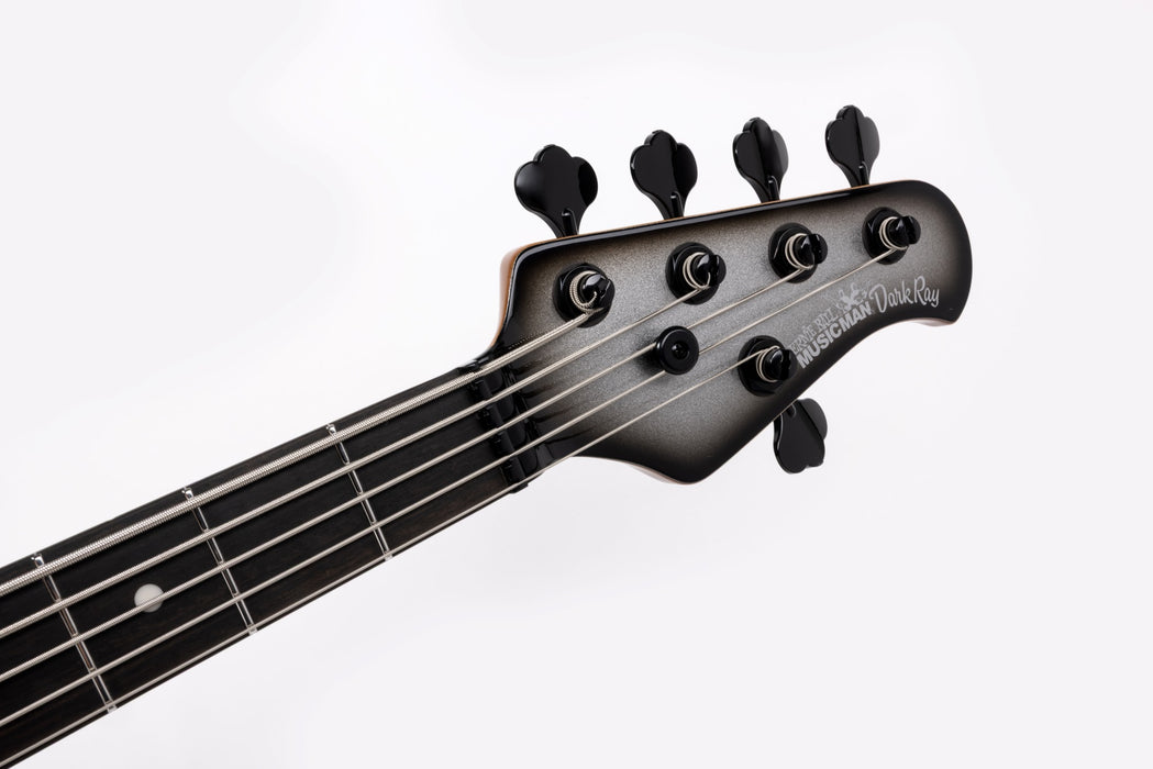 Ernie Ball Music Man DarkRay 5 5-String Bass Guitar - Silverburst