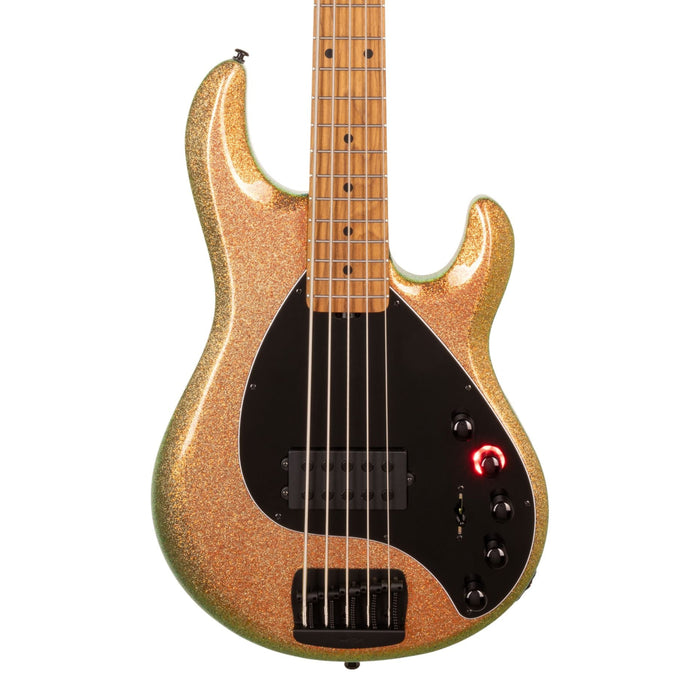 Ernie Ball Music Man DarkRay 5 Bass Guitar - Gold Bar