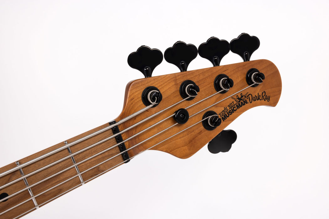 Ernie Ball Music Man DarkRay 5 Bass Guitar - Gold Bar
