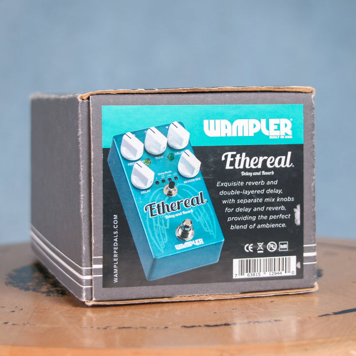 Wampler Ethereal Reverb and Delay Pedal w/Box - Preowned