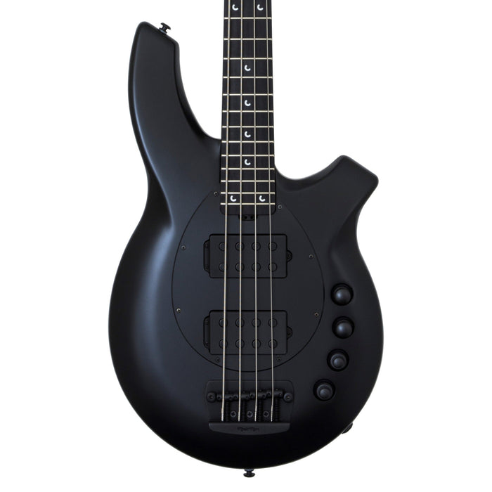 Ernie Ball Music Man Bongo HH Bass Guitar - Stealth Black