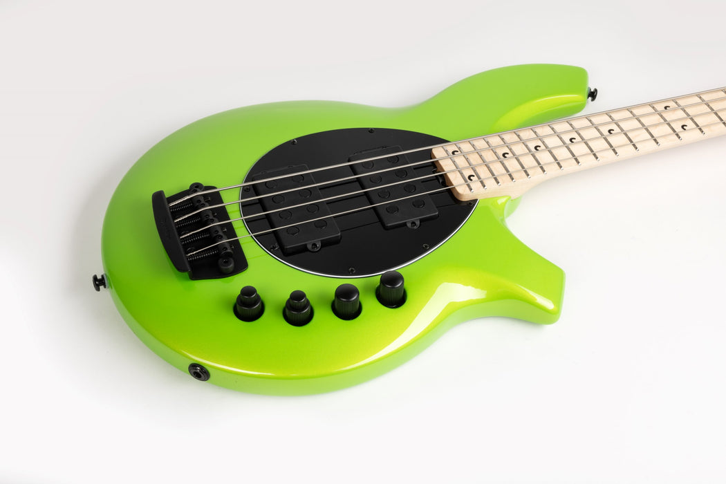 Ernie Ball Music Man Bongo HH Bass Guitar - Mantis Green
