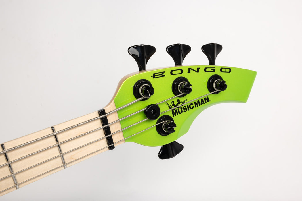Ernie Ball Music Man Bongo HH Bass Guitar - Mantis Green