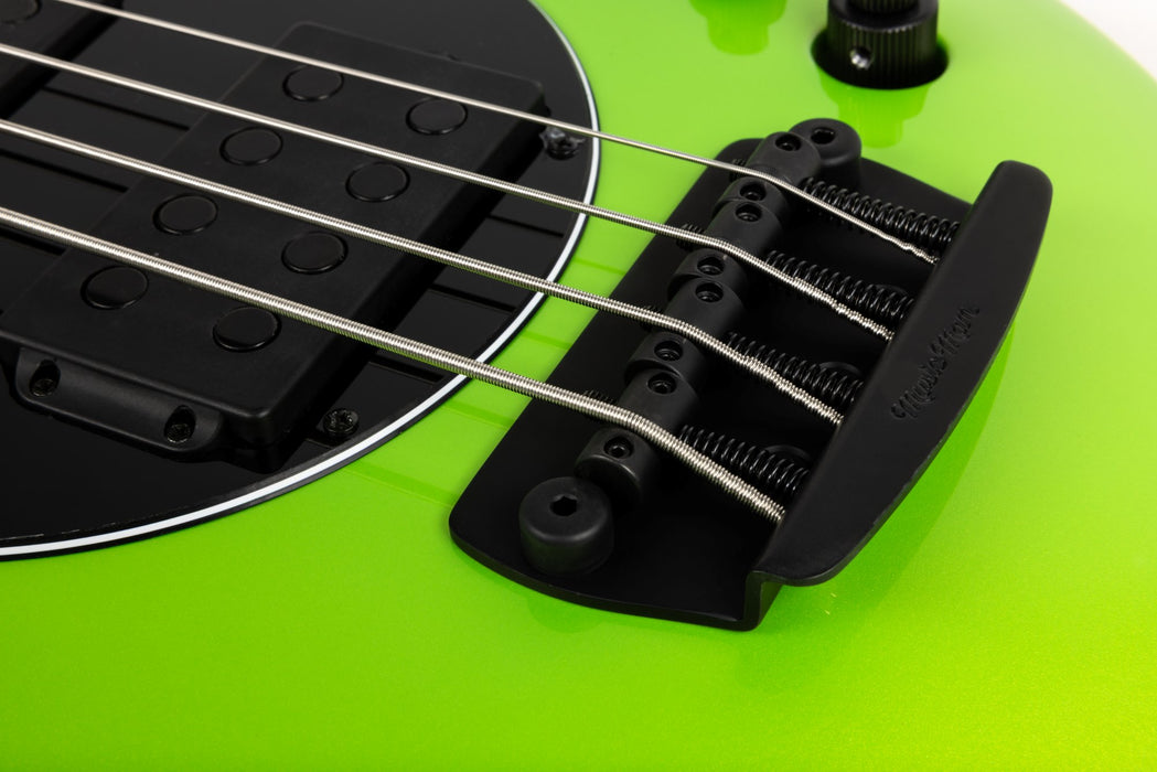 Ernie Ball Music Man Bongo HH Bass Guitar - Mantis Green