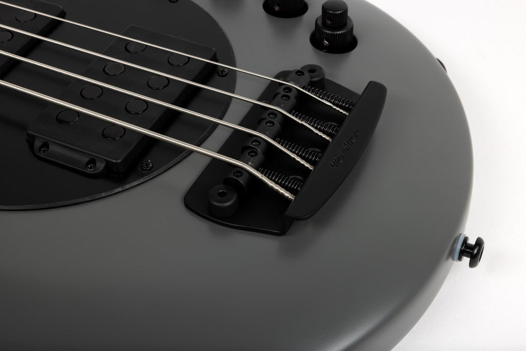 Ernie Ball Music Man Bongo HH Bass Guitar - Titan Gray