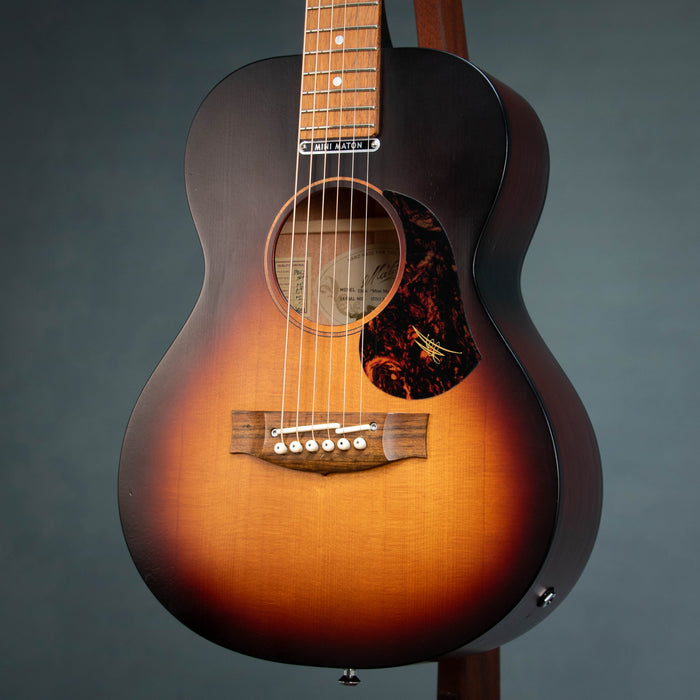Maton 2023 EM-6 Mini Maton Acoustic Guitar w/Case - Tobacco Sunburst - Preowned