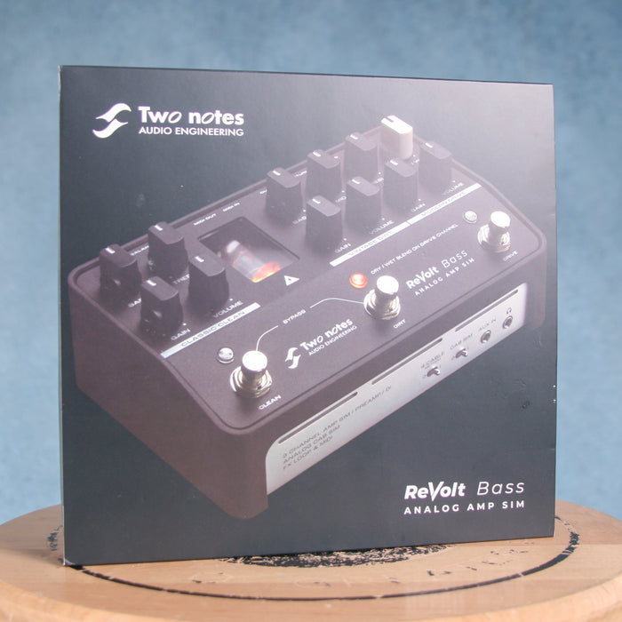 Two Notes Bass Revolt Analog Amp Sim Effects Pedal w/Box - Preowned