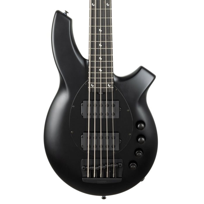 Ernie Ball Music Man Bongo 5 HH Bass Guitar - Stealth Black