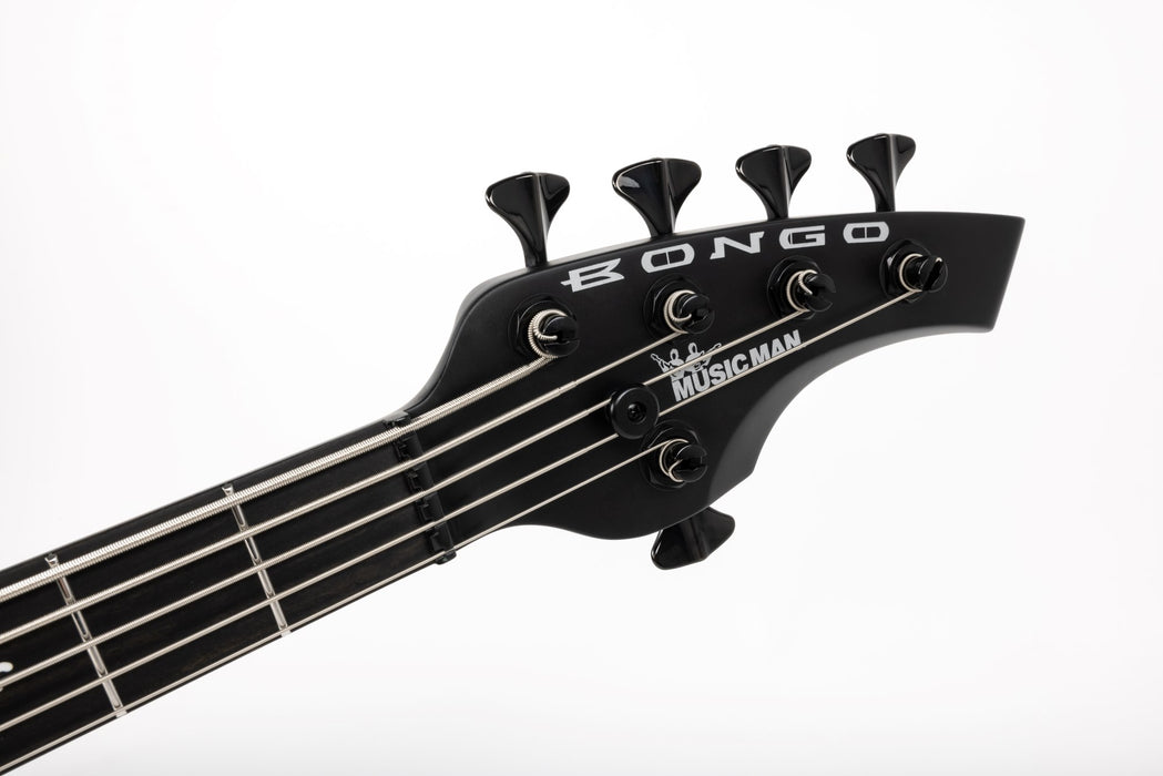 Ernie Ball Music Man Bongo 5 HH Bass Guitar - Stealth Black