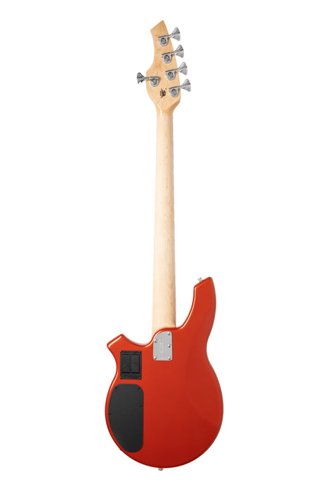 Ernie Ball Music Man Bongo 5 HH Bass Guitar - Blood Orange