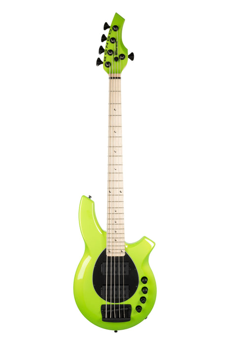 Ernie Ball Music Man Bongo 5 HH Bass Guitar - Mantis Green