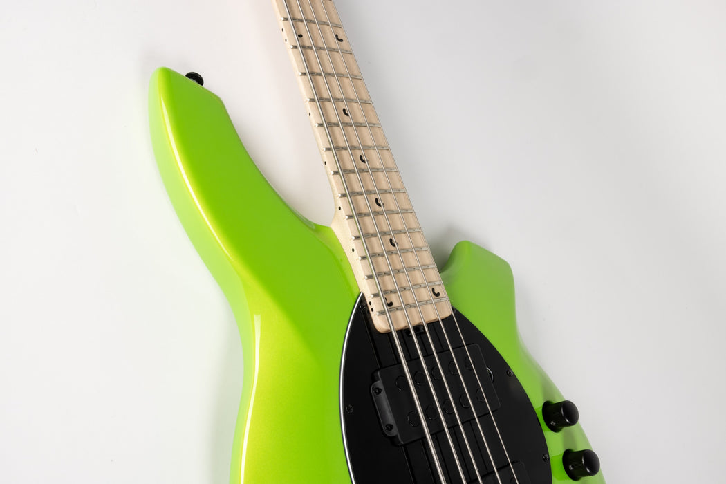 Ernie Ball Music Man Bongo 5 HH Bass Guitar - Mantis Green