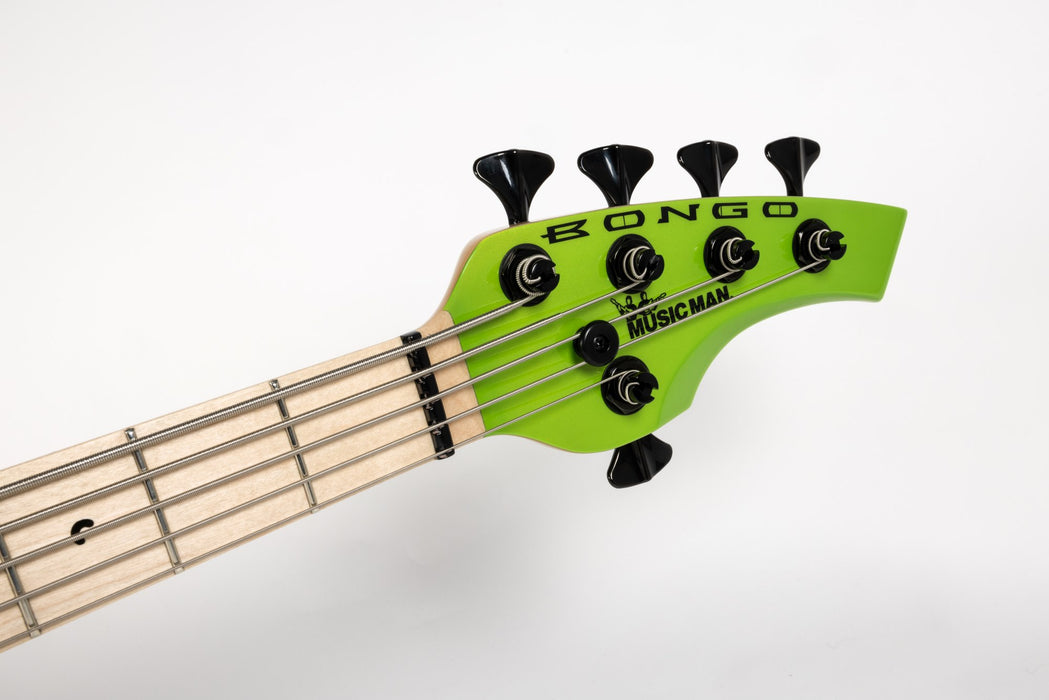 Ernie Ball Music Man Bongo 5 HH Bass Guitar - Mantis Green