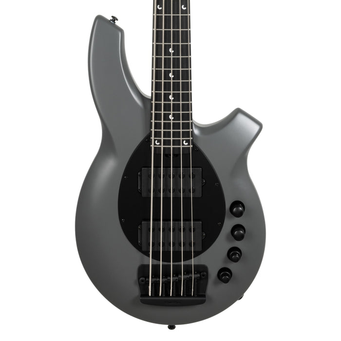 Ernie Ball Music Man Bongo 5 HH Bass Guitar - Titan Gray