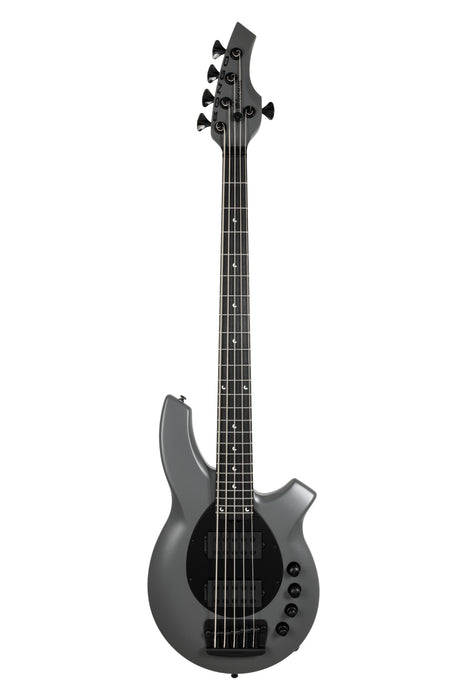 Ernie Ball Music Man Bongo 5 HH Bass Guitar - Titan Gray