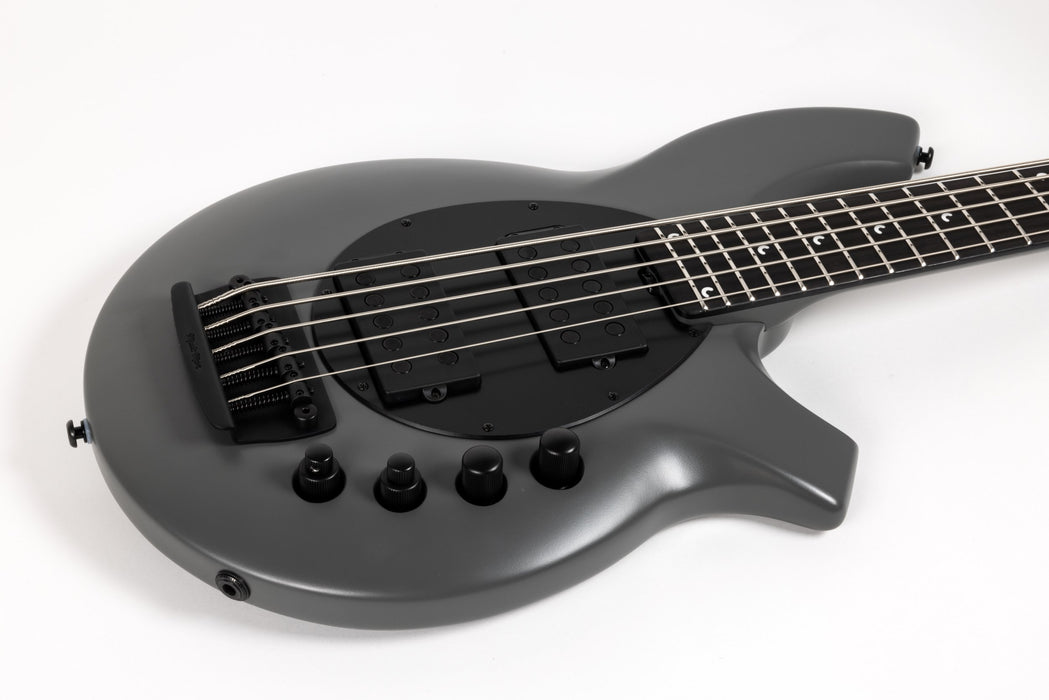 Ernie Ball Music Man Bongo 5 HH Bass Guitar - Titan Gray