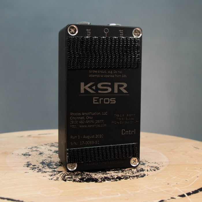 KSR Amplification Eros Boost EQ Effects Pedal Matte Black - Preowned