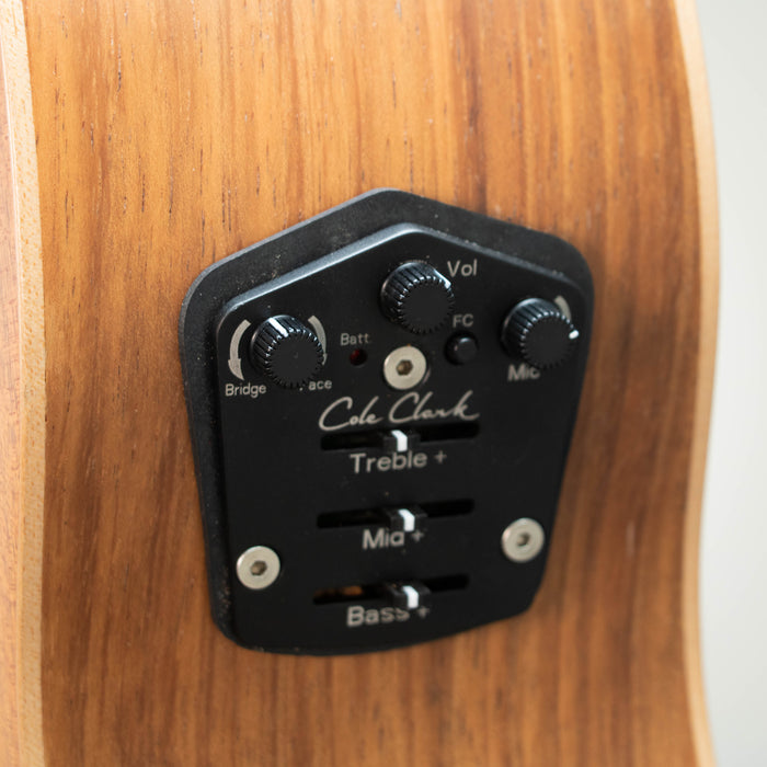 Cole Clark LL2E-RDBL Acoustic Electric Guitar w/Bag - Preowned