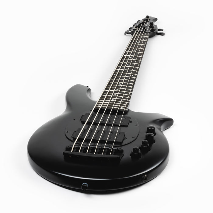 Ernie Ball Music Man Bongo 6 HH Bass Guitar - Stealth Black