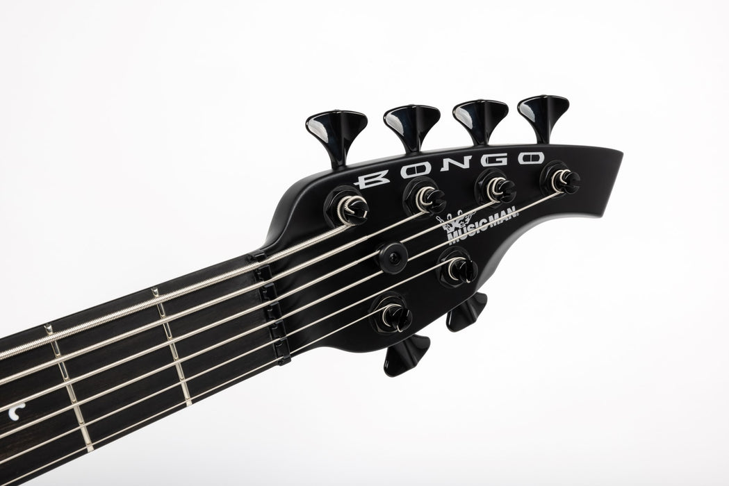 Ernie Ball Music Man Bongo 6 HH Bass Guitar - Stealth Black