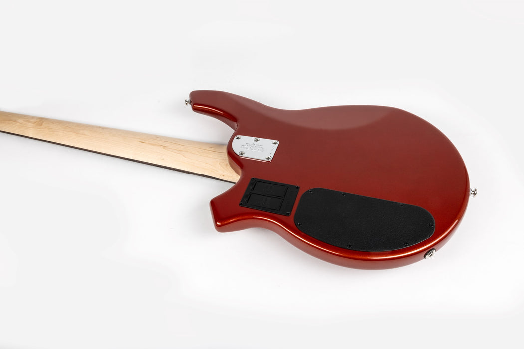 Ernie Ball Music Man Bongo 6 HH Bass Guitar - Blood Orange