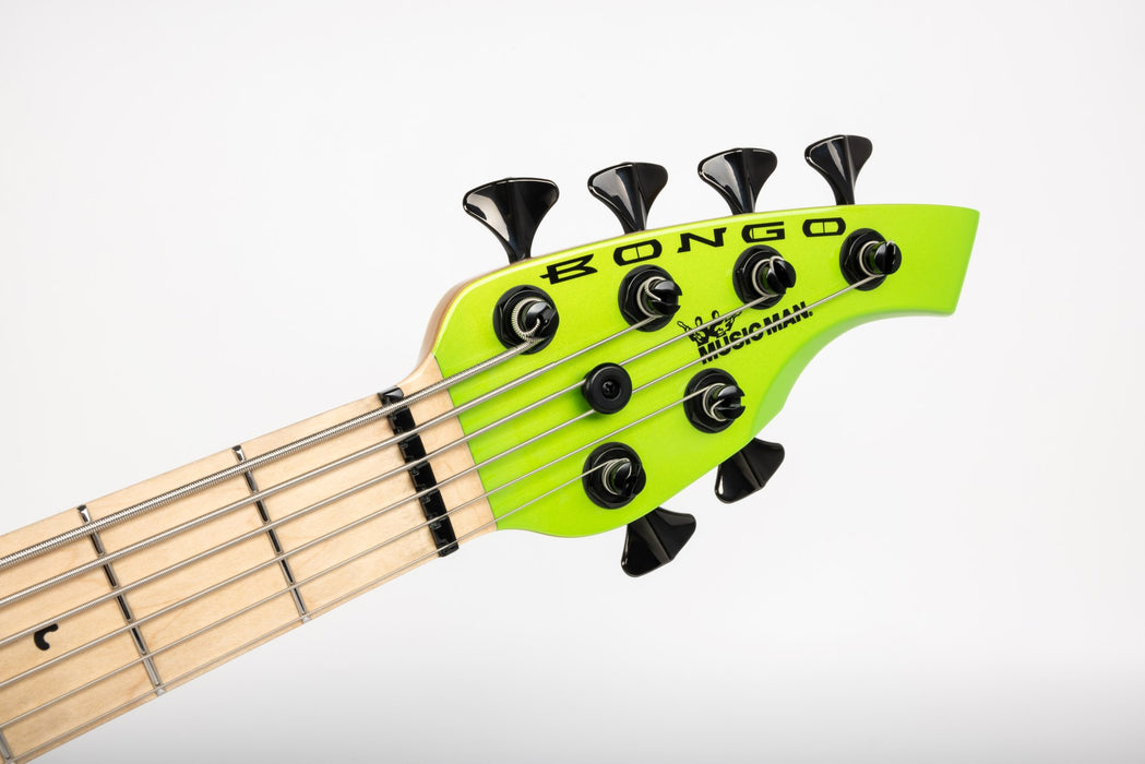 Ernie Ball Music Man Bongo 6 HH Bass Guitar - Mantis Green