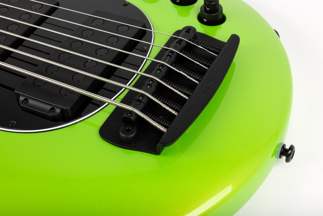 Ernie Ball Music Man Bongo 6 HH Bass Guitar - Mantis Green