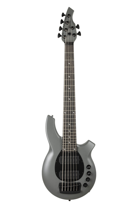 Ernie Ball Music Man Bongo 6 HH Bass Guitar - Titan Gray