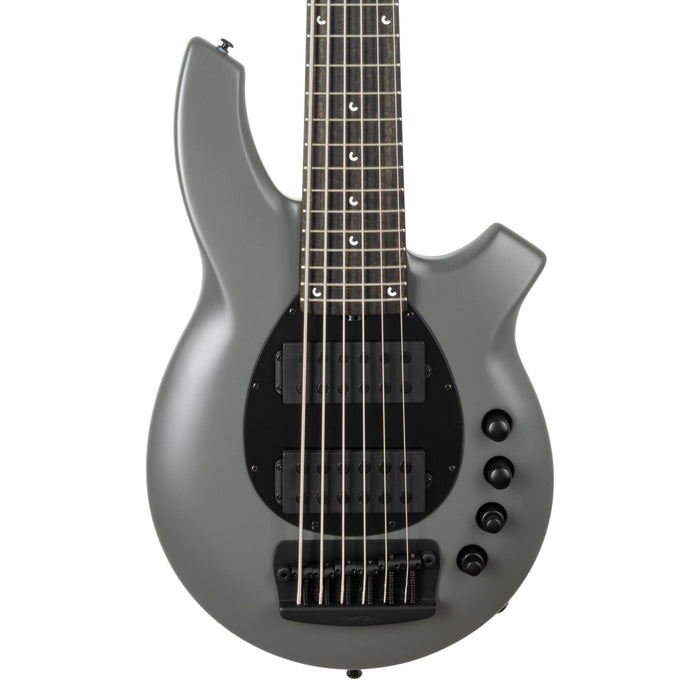 Ernie Ball Music Man Bongo 6 HH Bass Guitar - Titan Gray